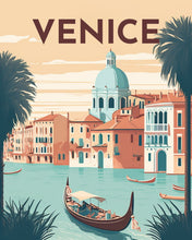 Cargar imagen en el visor de la galería, Diamond Painting - Póster de viaje Venecia
