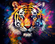 Cargar imagen en el visor de la galería, Diamond Painting - Tigre Abstracto Colorido