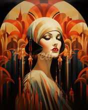Cargar imagen en el visor de la galería, Diamond Painting - Mujer Art Deco