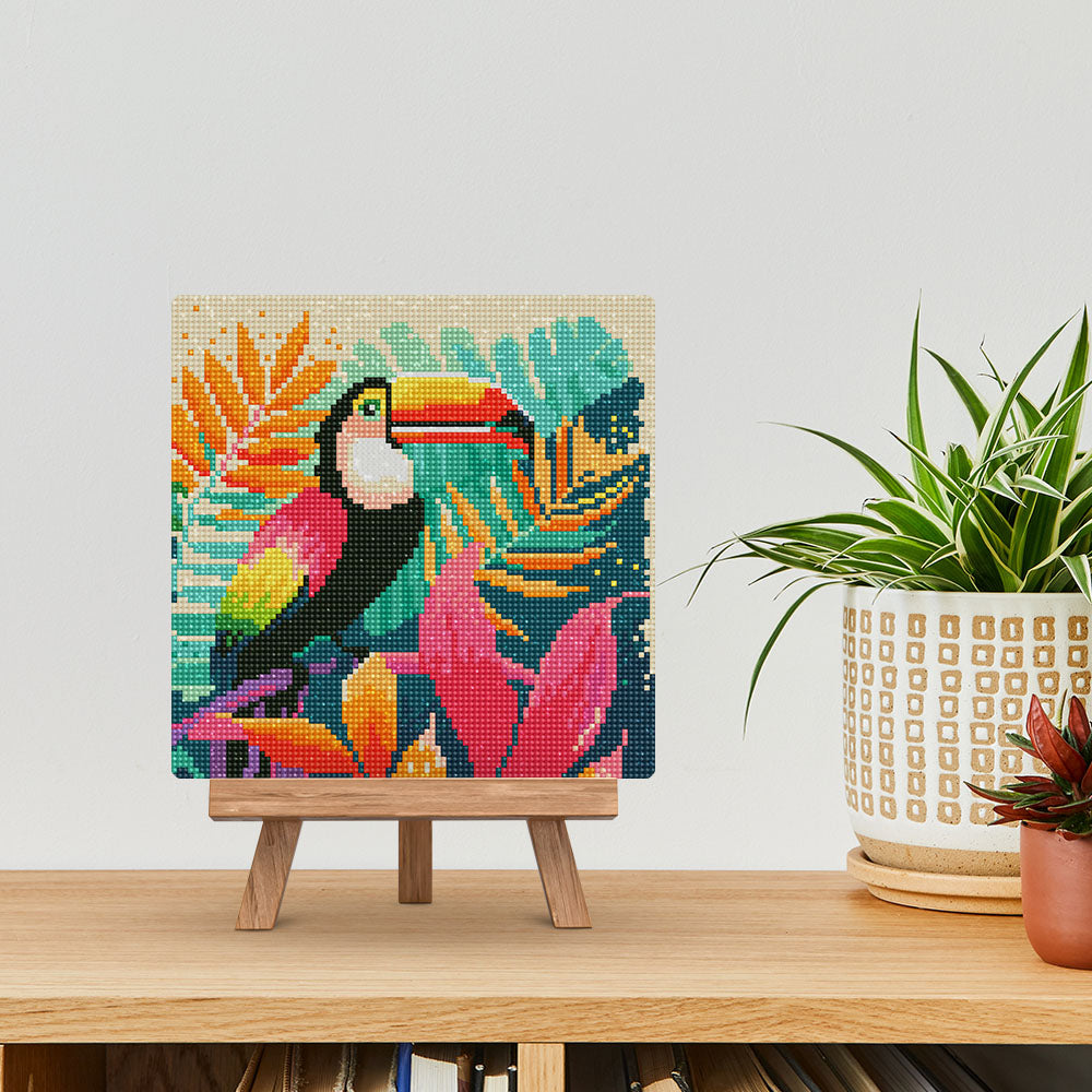 Figured'Art Mini Diamond Painting Art 5D kit completo 25x25cm Tela Arrotolata Interamente da Ricoprire di Diamonds Rotondi - Cane Fluo Pop Art Astratto - Pittura Diamante - Attività Creativa Adulti Figured'Art Mini Diamond Painting Art 5D kit completo 25x25cm Tela Arrotolata Interamente da Ricoprire di Diamonds Rotondi - Cane Fluo Pop Art Astratto - Pittura Diamante - Attività Creativa Adulti