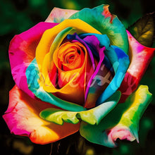 Cargar imagen en el visor de la galería, Mini Diamond Painting 25x25cm - Rosa Multicolor