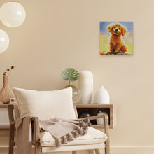Cargar imagen en el visor de la galería, Mini Diamond Painting 25x25cm - Cachorro de Golden Retriever Lindo