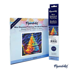 Cargar imagen en el visor de la galería, Mini Diamond Painting 25x25cm - Árbol de Navidad Colorido