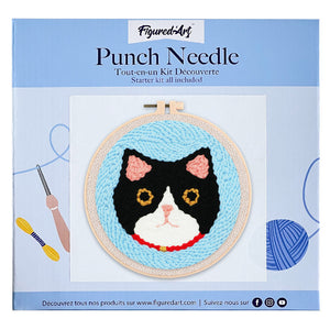 Punch Needle Cabeza de Gato
