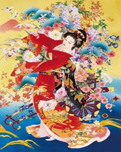 Cargar imagen en el visor de la galería, Diamond Painting - Japonés en ropa tradicional