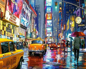 Diamond Painting - Times Square de Noche