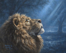Cargar imagen en el visor de la galería, Pintar Por Números - León en la luz tenue - Figuredart - Intermedio Animales Leones Novedades