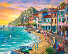 Cargar imagen en el visor de la galería, Pintar Por Números - Vacaciones en la playa - Figuredart - Fácil Paisajes Ciudades Novedades