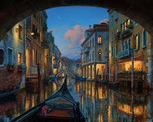 Cargar imagen en el visor de la galería, Pintar por números Visita del canal de Venecia Figured&#39;Art Intermedio Novedades Ciudades Paisajes Barcos