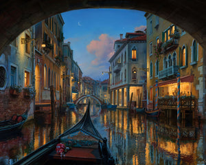 Pintar por números Visita del canal de Venecia Figured'Art Intermedio Novedades Ciudades Paisajes Barcos