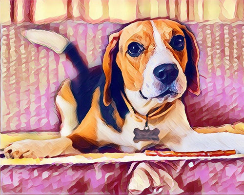 Punto de Cruz - Beagle lindo
