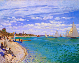 Pintar por números - Regattas en Sainte -adresse - Monet