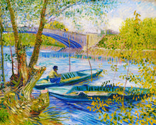 Cargar imagen en el visor de la galería, Diamond Painting - Pesca en primavera, Pont de Clichy - Van Gogh