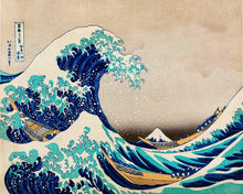 Cargar imagen en el visor de la galería, Pintar por numeros Figured&#39;Art - La gran ola de Kanagawa de Katsushika Hokusai