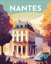 Cargar imagen en el visor de la galería, Póster de viaje Nantes