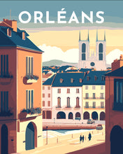 Cargar imagen en el visor de la galería, Póster de viaje Orleans