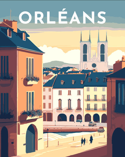 Póster de viaje Orleans