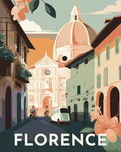 Cargar imagen en el visor de la galería, Póster de viaje Florencia