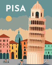 Cargar imagen en el visor de la galería, Póster de viaje Pisa