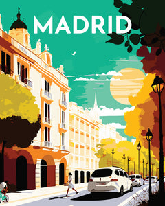 Póster de viaje Madrid