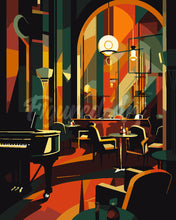 Cargar imagen en el visor de la galería, Pintar por numeros Figured&#39;Art - Club Art Deco
