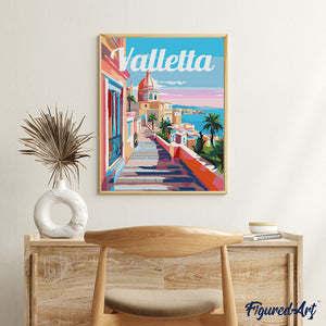 Póster de Viaje La Valeta Malta