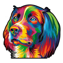 Cargar imagen en el visor de la galería, Puzzle de madera - Perro Pop Art