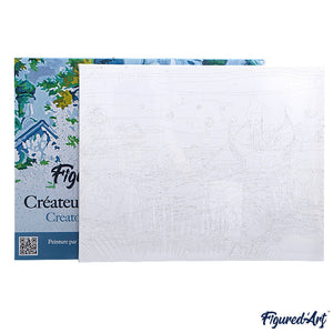 Pintar Por Números - Crisantemo Blanco - Figuredart - Flores