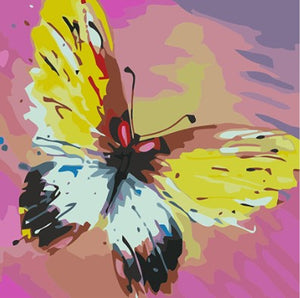 Pintar por números - Hermosa mariposa de color