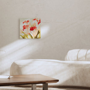Mini Pintura por Números 20x20cm con bastidor Eclosión de tulipanes