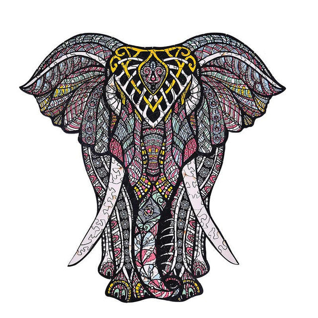 Puzzle de madera - Elefante