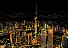 Cargar imagen en el visor de la galería, Arte Para Rascar - Arte Para Rascar - Ciudad de Shanghai - Figuredart