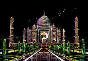 Arte Para Rascar - Arte Para Rascar - Mausoleo Del Taj Mahal En India - Figuredart