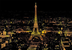 Arte Para Rascar - Arte Para Rascar - Panorama de La Torre Eiffel - Figuredart