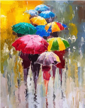 Cargar imagen en el visor de la galería, Pintar por números - Paraguas en el aire 2