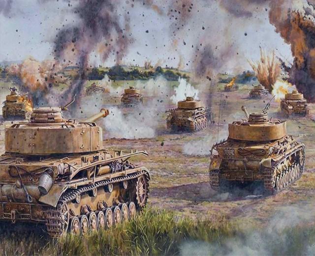 Pintar por números - Guerra de los tanques