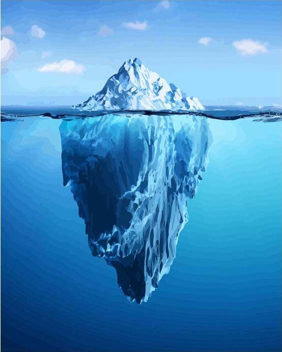 Pintar por números - Iceberg