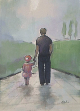 Cargar imagen en el visor de la galería, Pintar por números - Un Padre y su hija