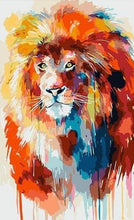Cargar imagen en el visor de la galería, Pintar Por Números - Acuarela León - Figuredart - Animales Leones