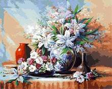 Cargar imagen en el visor de la galería, Pintar Por Números - Amor De La Flor De Llamadas - Figuredart - Flores
