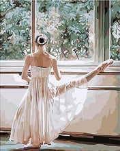 Cargar imagen en el visor de la galería, Pintar Por Números - Bailarín Estirando - Figuredart - Baile