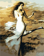 Cargar imagen en el visor de la galería, Pintar Por Números - Bailarina Cisne - Figuredart - Baile Romanticismo