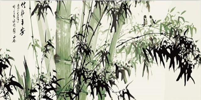 Pintar Por Números - Bambú Al Viento - Figuredart - Árboles
