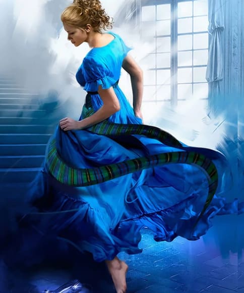 Pintar Por Números - Boda Azul Belleza - Figuredart - Baile