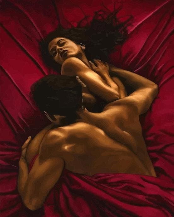 Pintar Por Números - Body Art - Figuredart - Desnudos Romanticismo