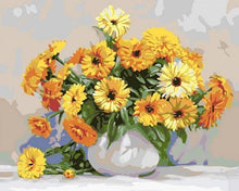 Cargar imagen en el visor de la galería, Pintar Por Números - Botella De Color Amarillo - Figuredart - Flores