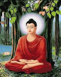 Pintar Por Números - Buda Meditando - Figuredart - Religión