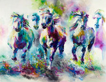Cargar imagen en el visor de la galería, Pintar Por Números - Caballos Galopantes - Figuredart - Animales Caballos