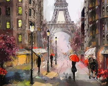 Cargar imagen en el visor de la galería, Pintar Por Números - Calles De París - Figuredart - Ciudades Novedades