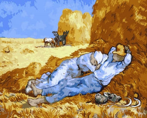 Pintar Por Números - Campo De Van Gogh - Figuredart - Reproducción De Obras De Arte Van Gogh